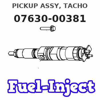 07630-00381 PICKUP ASSY, TACHO