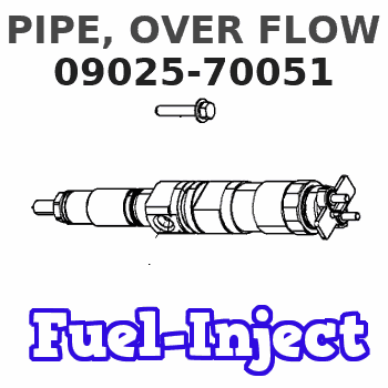 09025-70051 PIPE, OVER FLOW