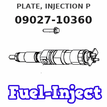 09027-10360 PLATE, INJECTION P