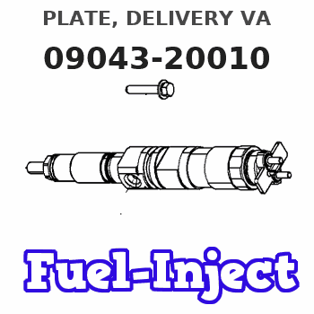 09043-20010 PLATE, DELIVERY VA