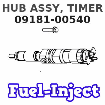 09181-00540 HUB ASSY, TIMER