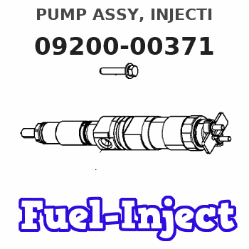 09200-00371 PUMP ASSY, INJECTI