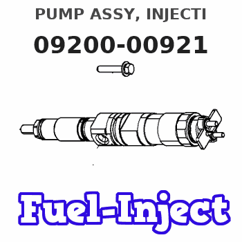 09200-00921 PUMP ASSY, INJECTI