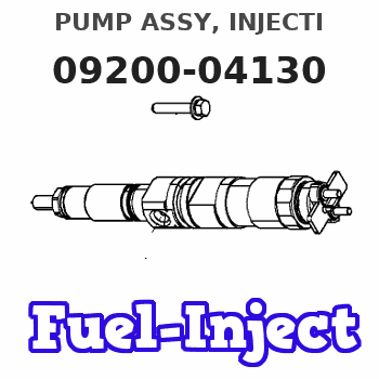 09200-04130 PUMP ASSY, INJECTI