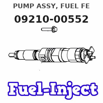 09210-00552 PUMP ASSY, FUEL FE