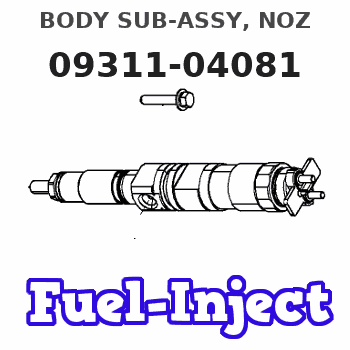 09311-04081 BODY SUB-ASSY, NOZ