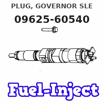 09625-60540 PLUG, GOVERNOR SLE