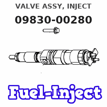 09830-00280 VALVE ASSY, INJECT
