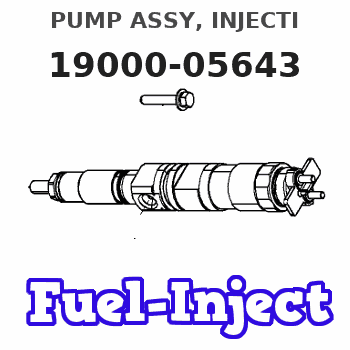 19000-05643 PUMP ASSY, INJECTI