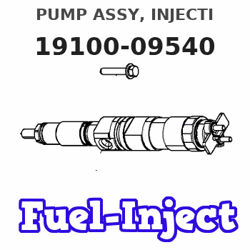 19100-09540 PUMP ASSY, INJECTI