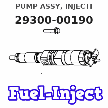 29300-00190 PUMP ASSY, INJECTI