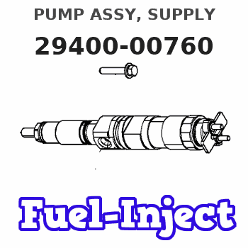 29400-00760 PUMP ASSY, SUPPLY