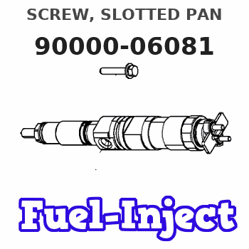 90000-06081 SCREW, SLOTTED PAN