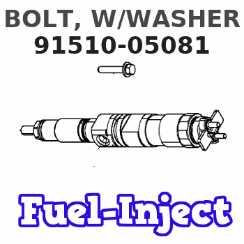 91510-05081 BOLT, W/WASHER