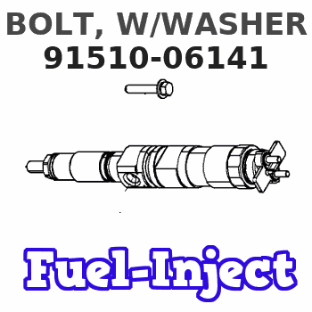 91510-06141 BOLT, W/WASHER