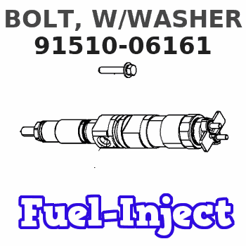 91510-06161 BOLT, W/WASHER