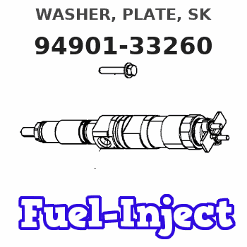 94901-33260 WASHER, PLATE, SK