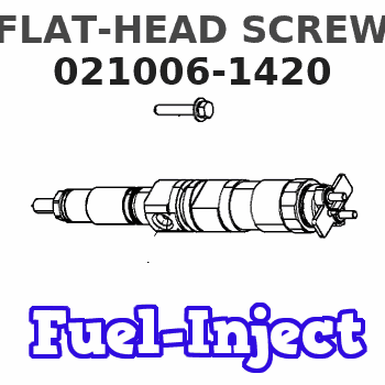 021006-1420 FLAT-HEAD SCREW