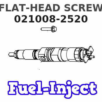021008-2520 FLAT-HEAD SCREW