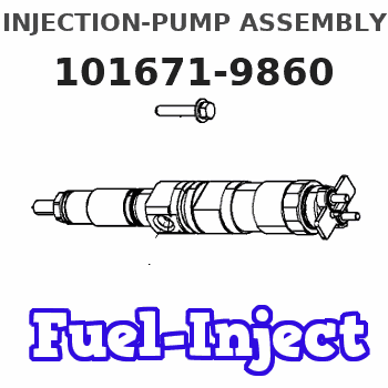 101671-9860 INJECTION-PUMP ASSEMBLY