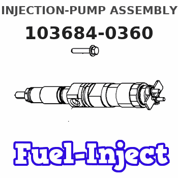 103684-0360 INJECTION-PUMP ASSEMBLY