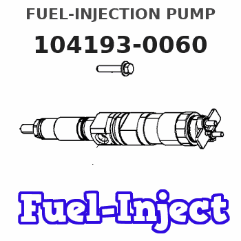 104193-0060 FUEL-INJECTION PUMP