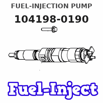 104198-0190 FUEL-INJECTION PUMP