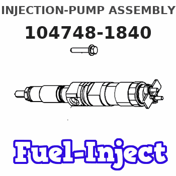 104748-1840 INJECTION-PUMP ASSEMBLY