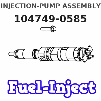 104749-0585 INJECTION-PUMP ASSEMBLY