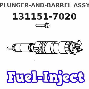 131151-7020 PLUNGER-AND-BARREL ASSY