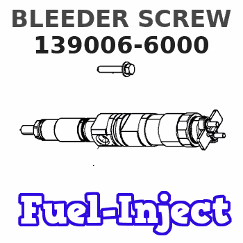139006-6000 BLEEDER SCREW