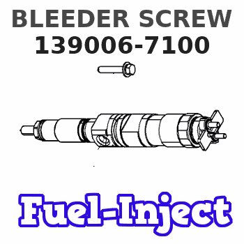139006-7100 BLEEDER SCREW