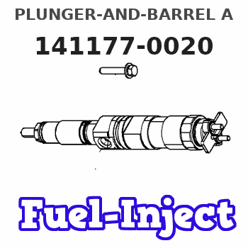 141177-0020 PLUNGER-AND-BARREL A