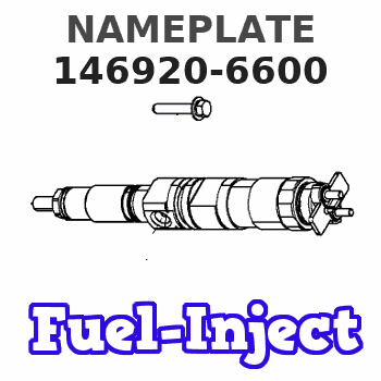 146920-6600 NAMEPLATE