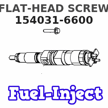 154031-6600 FLAT-HEAD SCREW