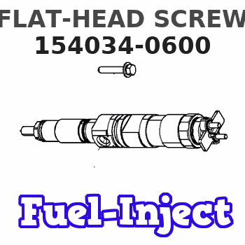 154034-0600 FLAT-HEAD SCREW