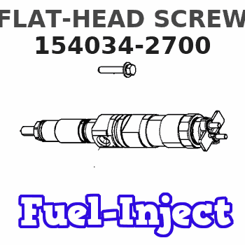 154034-2700 FLAT-HEAD SCREW