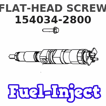 154034-2800 FLAT-HEAD SCREW