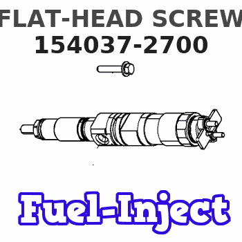 154037-2700 FLAT-HEAD SCREW