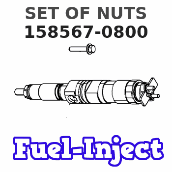 158567-0800 SET OF NUTS