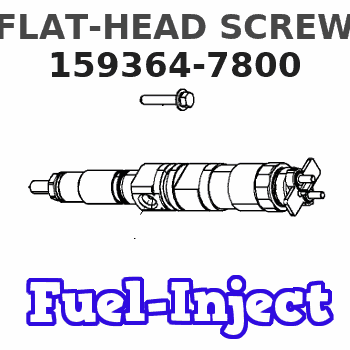 159364-7800 FLAT-HEAD SCREW