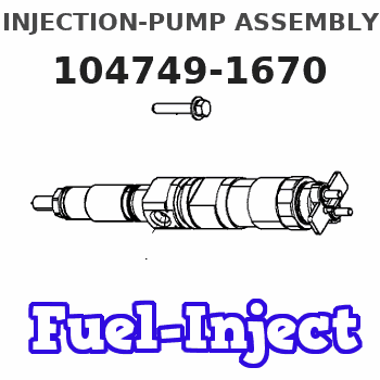 104749-1670 INJECTION-PUMP ASSEMBLY 