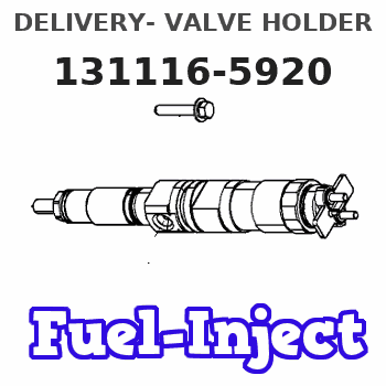 131116-5920 DELIVERY- VALVE HOLDER 