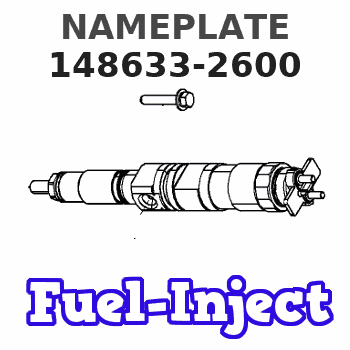 148633-2600 NAMEPLATE 